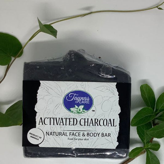 Taynas  Body Care Activated Charcoal soap with Peppermint.